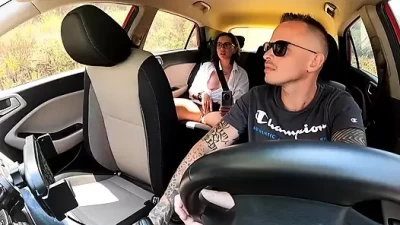 Steamy Taxi Ride Gets Caught on Camera!