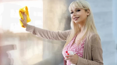 Steamy Stepmom Titty Fuck with Busty Bombshell
