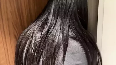 Cute Asian Girl Teases Gym Goer into Nutting During No Nut November