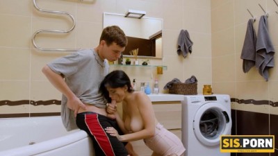 Naughty Brother Handles Hot Stepsister