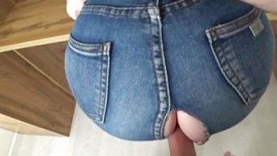 Ripped Jeans Seduction: Plowing Her Tight Hole