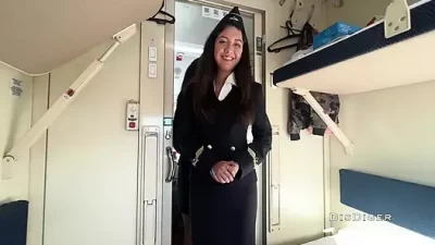 Riding the Rails: Naughty Train Conductor Fuck Session