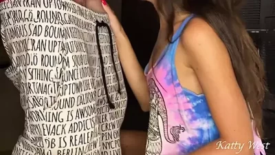 Wild House Party Hookup: Unexpected Creampie Explosion!