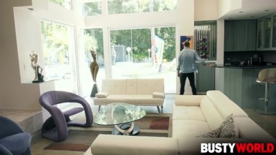 Busty MILF Sells House By Getting Fucked and Covered In Cum