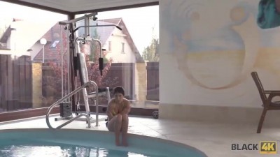 Stepdaughter's Forbidden Desires: Interracial Encounter with Stepdad