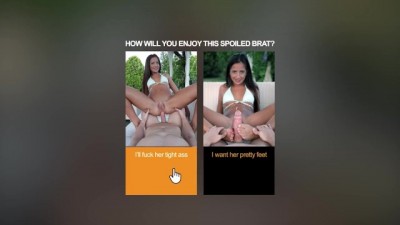POV - Anal-Obsessed Slut with Footjob Fetish