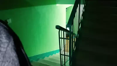 Naughty Entrance Encounter While Stepmom's Home