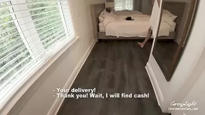 Steamy MILF Cheats on Husband: Delivery Guy Gets Lucky with Her Tight Pussy