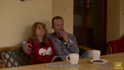 Muscle Man Ravages Sisters' Mouths and Pussies