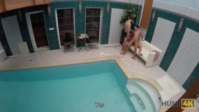 Brunette Babe Eager to Please Spa Owner - Intense Action