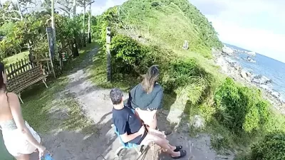 Public Anal Adventure: Naughty Bench Stepmoments
