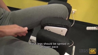 Money Talks: Cuckold's Girlfriend Fucked in Empty Gym