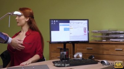 Loan Agent Scores Big with Redhead's Naughty Payback
