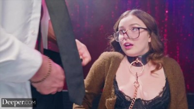 Timid Sub Gets Leashed and Pounded Hard