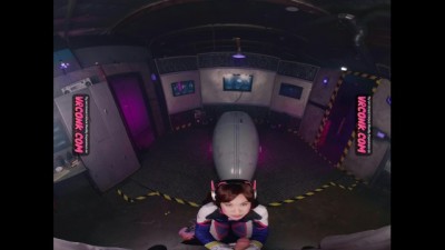 Overwatch VR Cosplay: D.VA Gets Dirty Sucking Cock