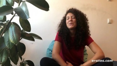 Fiery Italian Beauty Fingers Her Wet Pussy On Camera For The First Time