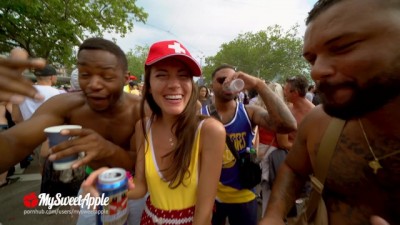 Fucking at Street Parade and 2 Fans Caught and Recorded us - MySweetApple