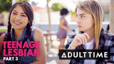 ADULT TIME Teenage Lesbian: Kendra & Kristen- Pussy Eating Picnic (+18)