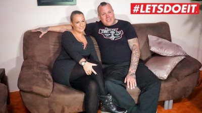 LETSDOEIT - German Tattooed Couple Fucks for the first Time on Tape