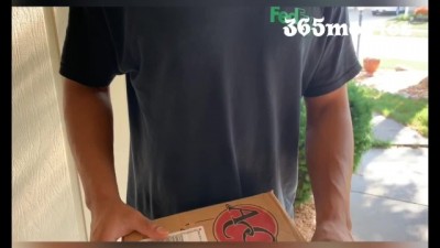 Package Delivery Driver Gets Lucky & Fucks Cops Wife (Married Cheating Blonde Cougar MILF wants BBC)