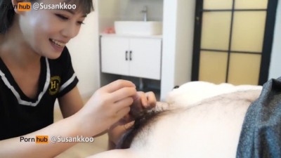 Super Handjob Cum Continue,the last Time can only Cum Air