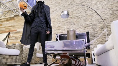 ExxxtrSmall - Costumed Cutie Fucks A Horse Hung Creep