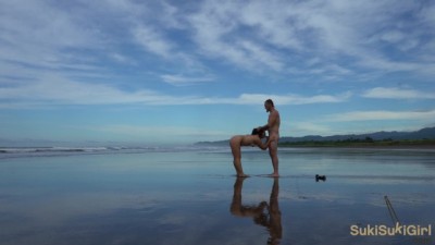 Dream Sex on the Beach ( PUBLIC / OUTDOORS ) Couple Goals - @andregotbars @Sukisukigirl0.2