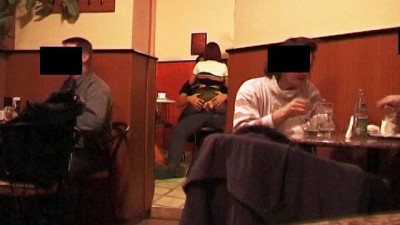 Rough Anal in a Public Coffee Shop