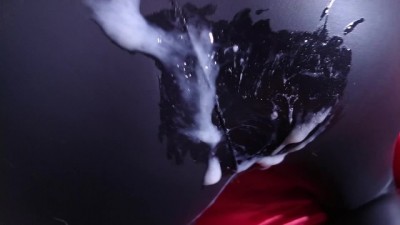 My Leather Leggings Rip and my Friend Fucks me through the Hole and Ends up with a Big Cumshot