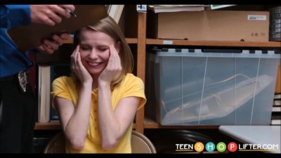 Tiny Blonde Teen Catarina Petrov Punished For Shoplifting (+18)