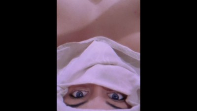 Muslim Girl with Blue Eyes Masturbates on Video Call