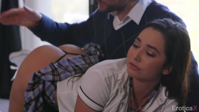 Schoolgirl Karlee Grey Jizzed on her Big Tits