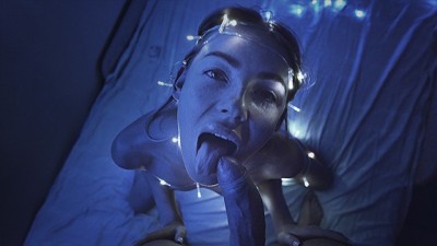 Christmas Light Fuck with Beautiful Girl