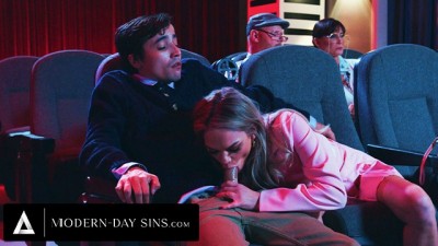 Virgin Boyfriend The BEST Movie Theatre Blowjob!