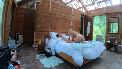 Passionate, Raw Sex On A Swinging Bed