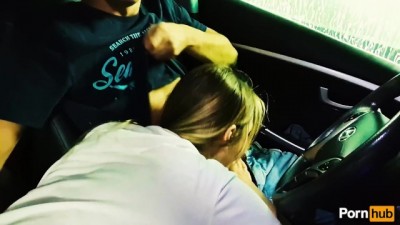 Blowjob at an automatic car wash