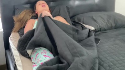 Step Sis Masturbating and i help her