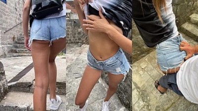 TEEN ALMOST CAUGHT FUCKING IN TOURIST HOTSPOT (+18)