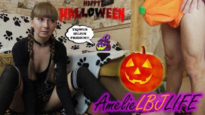 Little Witch Conjures Her Dick