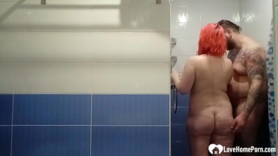Hot bathroom sex
