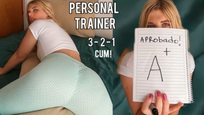 your teacher can pass the subject ? only if you fuck it ?? perStepsonal trainer roleplay countdown