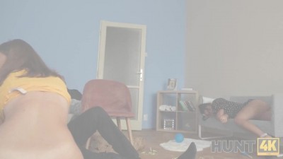 HUNT4K: Caught and Fucked by a Morning Wood