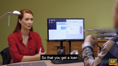 Loan4K: Ponytail Porn Star Scores Cash in Wild Lender Hookup
