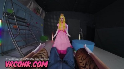Princess Peach's Juicy Cosplay Tease: Super Mario Wet Fantasy Unleashed | HD Porn