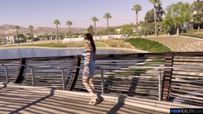 Redhead Slut Goes Pantyless for a Steamy Creampie Adventure