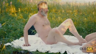 Real Teen Slut Fucked by Dirty Old Man in Public Park (+18)