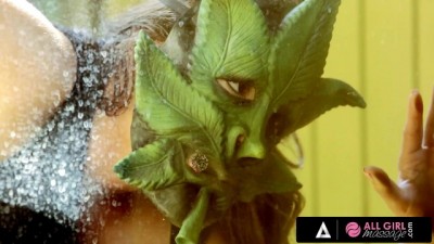 Steamy All Girl Massage: Halloween Retreat Pleasure with BFFs!