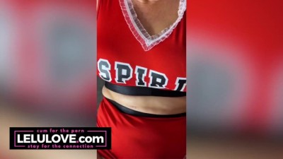 Cheerleader Takes It Hard in RV: Pigtails, High Socks & Explosive Finish
